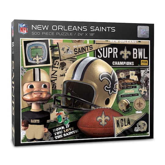 NFL Retro Series 500 Piece Puzzle By Youthefan in New Orleans Saints | 18" x 24" | Michaels®